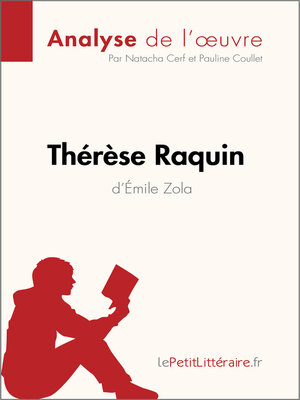 cover image of Thérèse Raquin d'Émile Zola (Analyse de l'oeuvre)